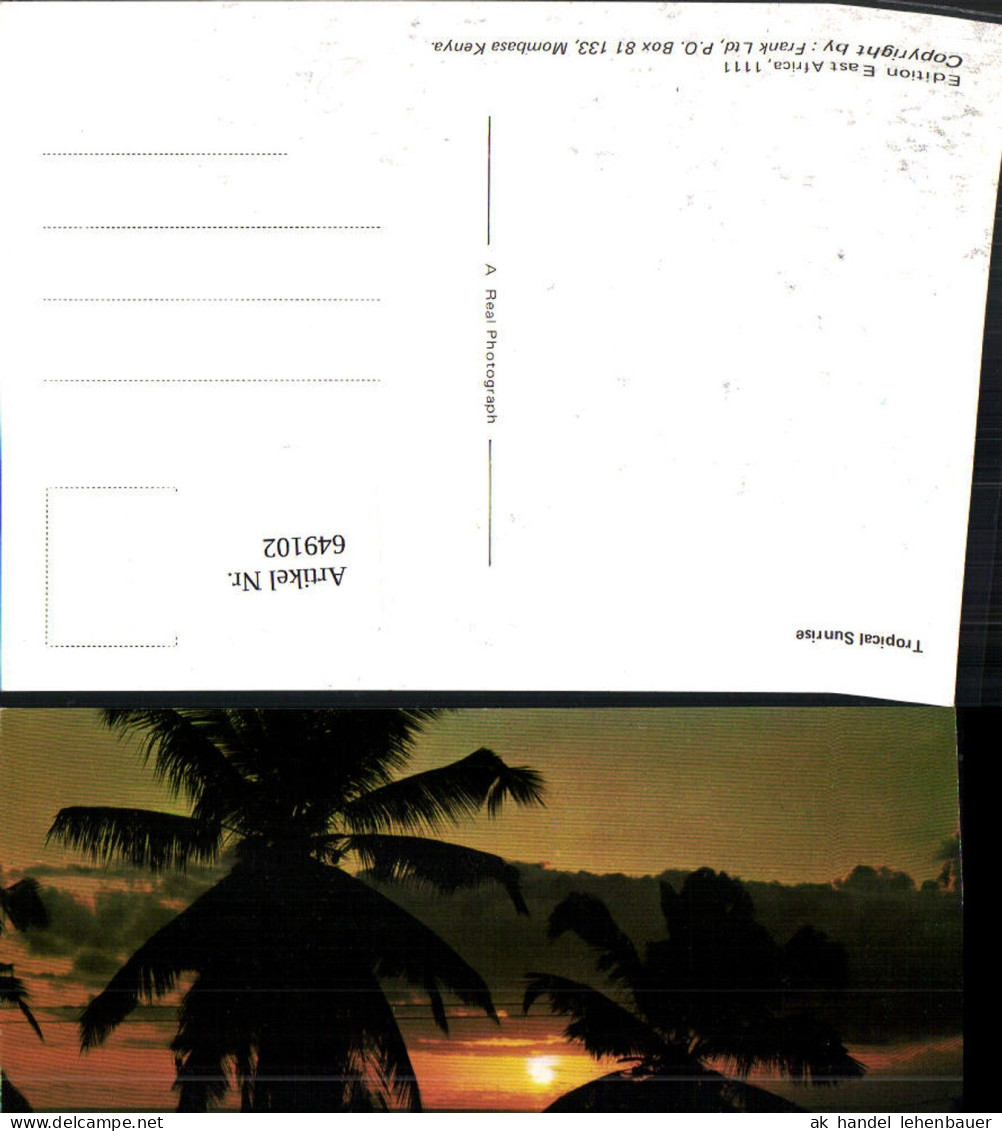 649102,Tropical Sunrise Mombasa Kenya Kenia Palmen Sonnenuntergang