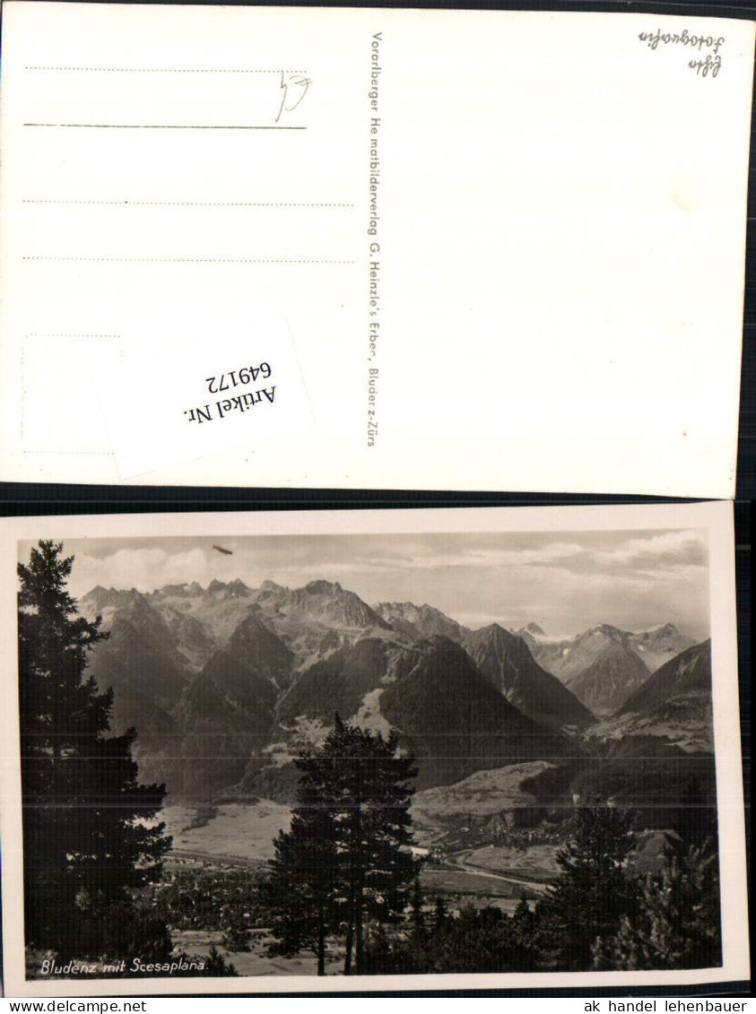649172,Bludenz m. Scesaplana