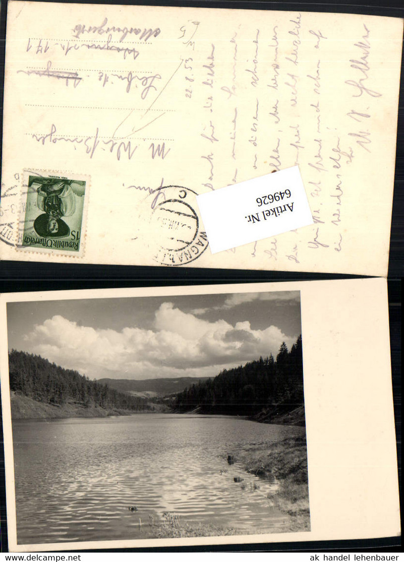 649626,Foto Ak Edelschrott Hirzmann-Stausee