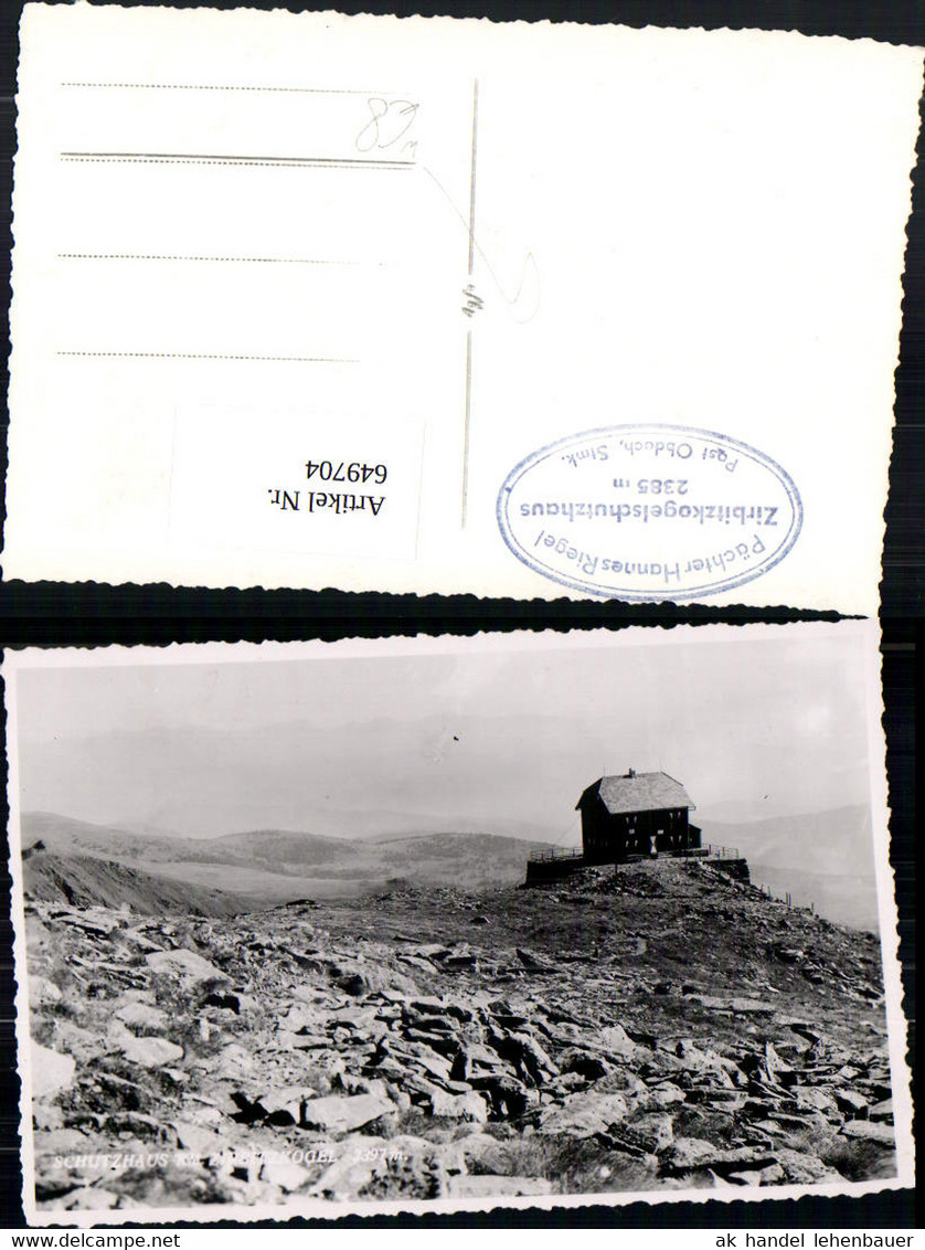 649704,Foto Ak Zirbitzkogelschutzhaus Obdach