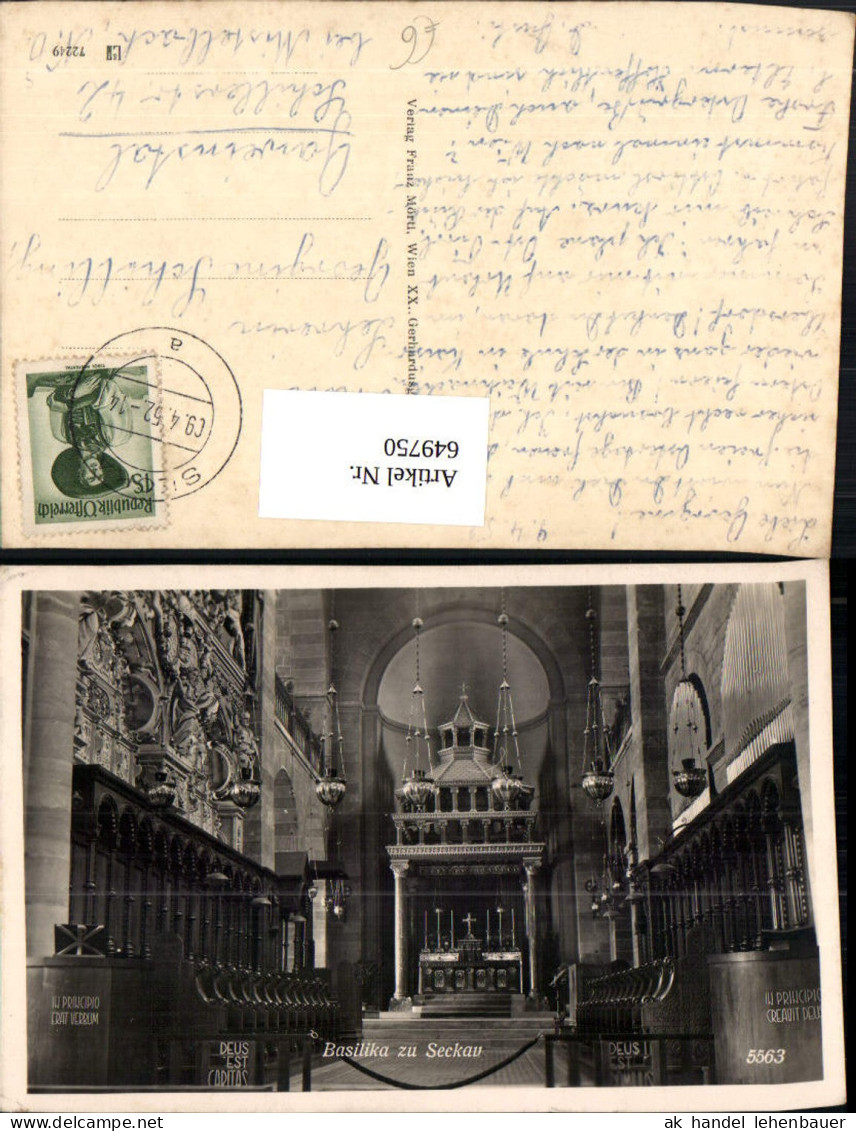 649750,Basilika Seckau Innenansicht