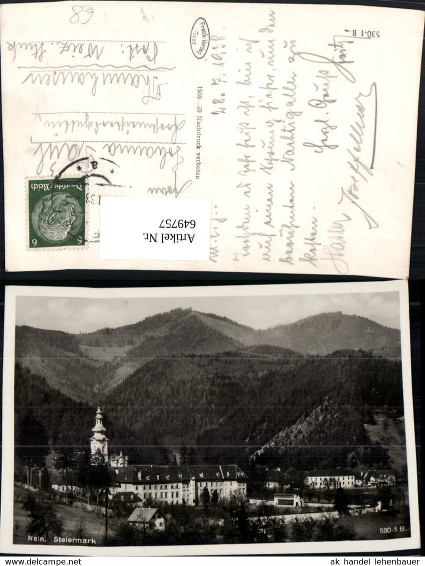 649757,Foto Ak Rein Stift Rein Gratwein-Stra&szlig;engel
