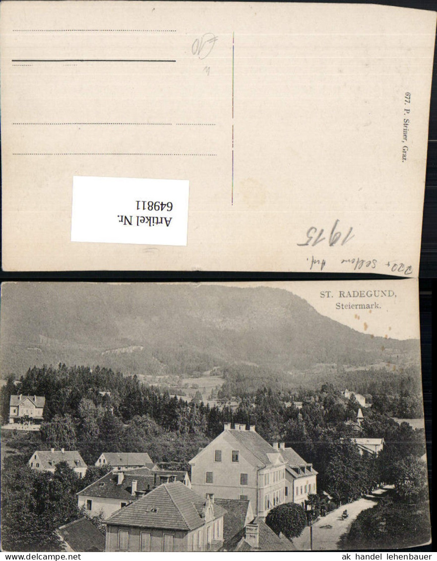649811,St Radegund b. Graz 1915