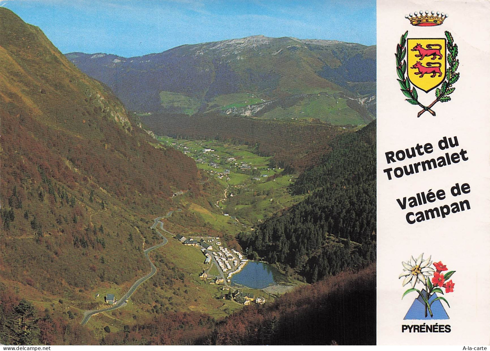 65 CAMPAN ROUTE DU TOURMALET VALLEE DE CAMPAN