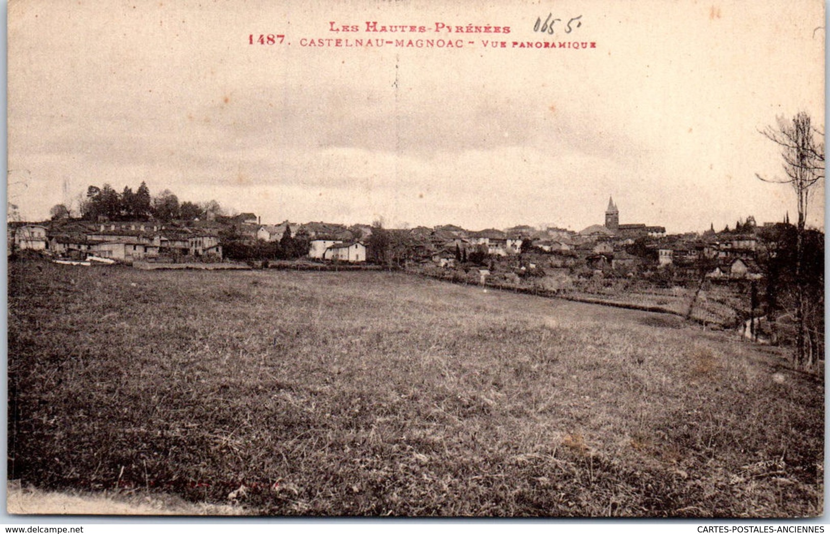 65 CASTELNAU MAGNOAC - vue panoramique