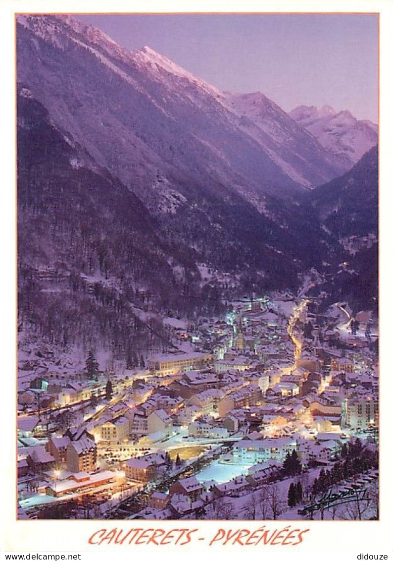 65 - Cauterets - La station de ski de Cauterets - La tombéé du soir - CPM - Voir Scans Recto-Verso