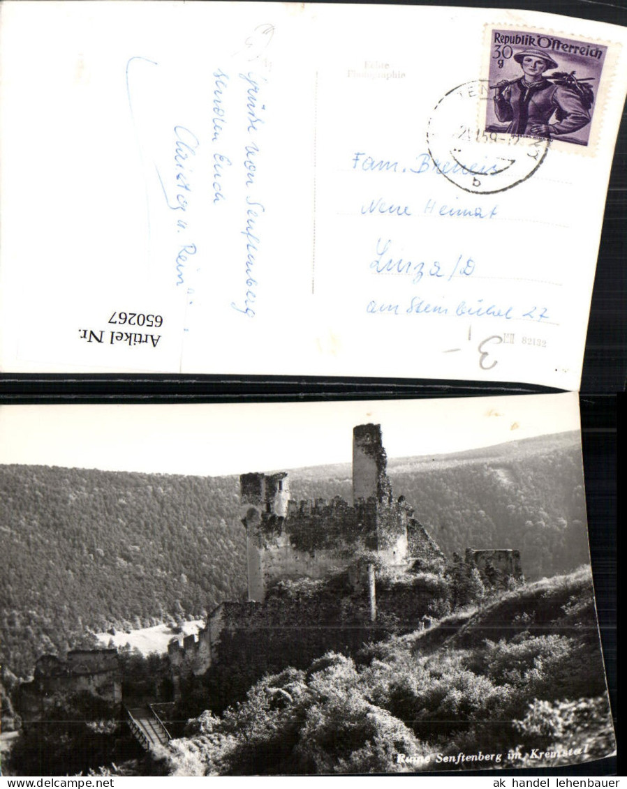 650267,Foto Ak Senftenberg Ruine Senftenberg i. Kremstal