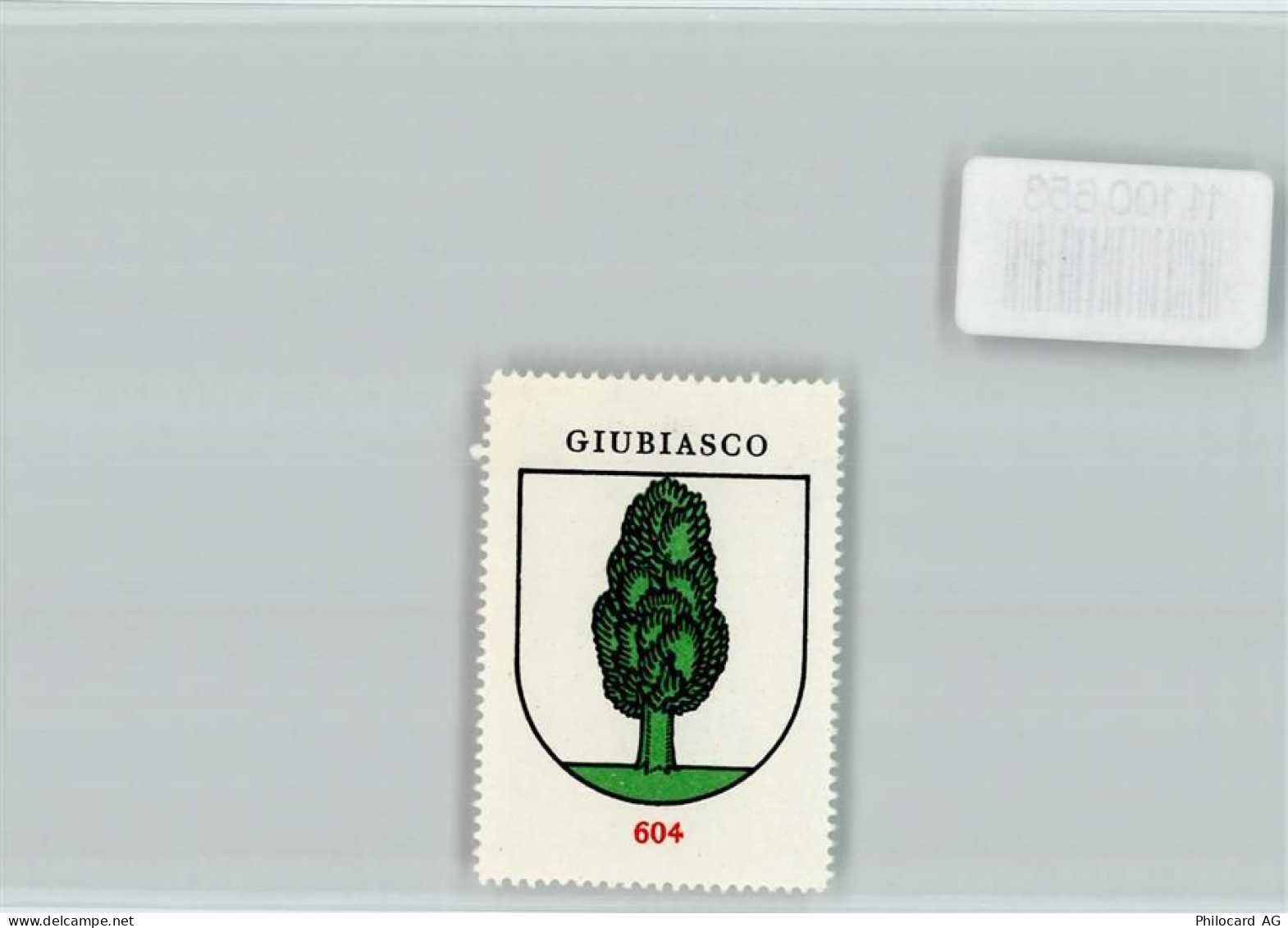 6512 Giubiasco Pedevilla - Vignette Wappen Kaffee Hag ca 1920-1940 Giubi... - 11100653