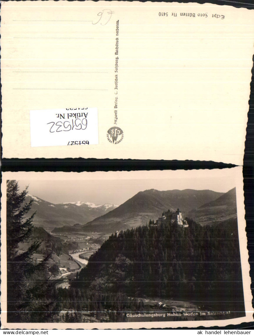 651532,Foto Ak Hohen-Werfen Werfen Salzachtal