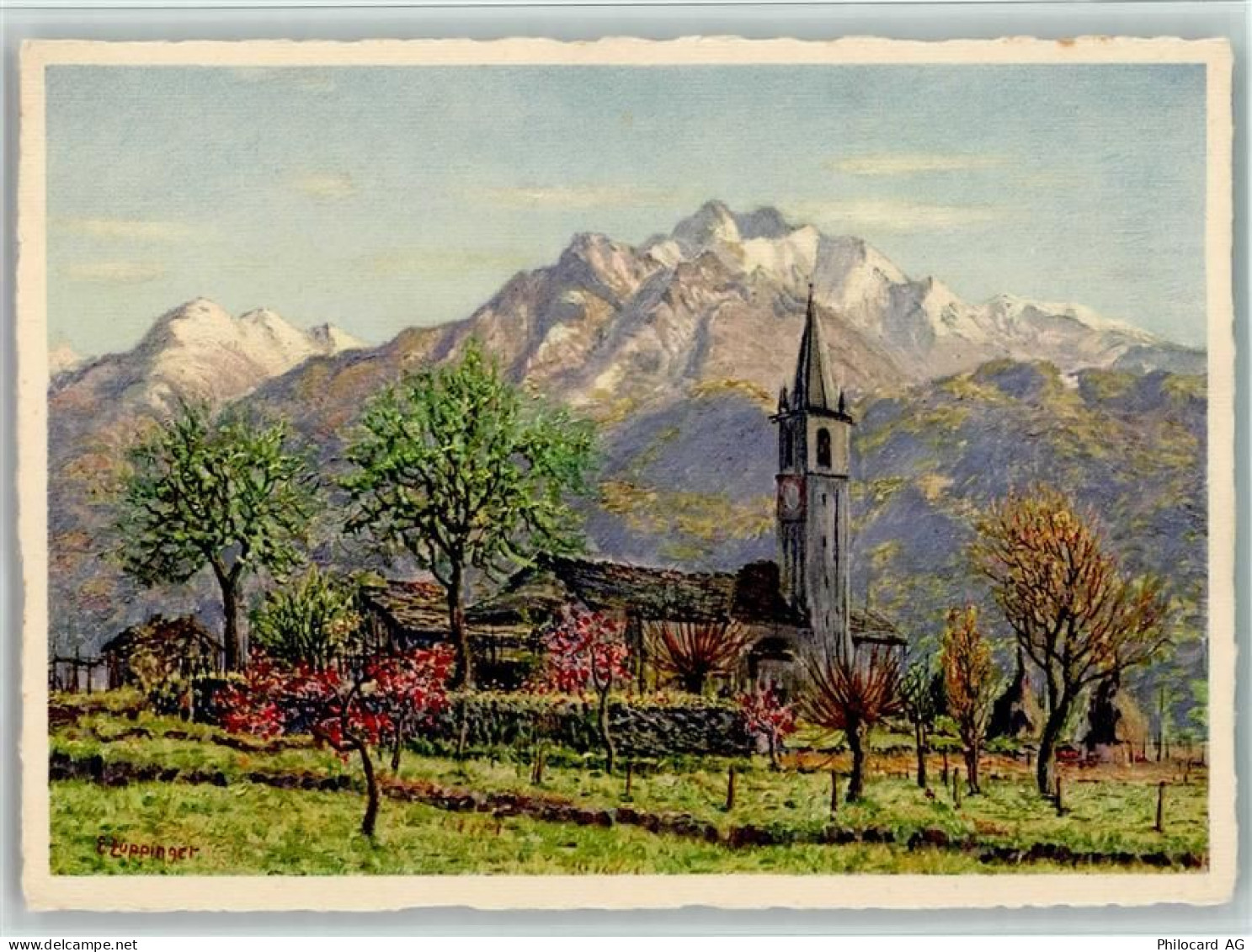 6516 Cugnasco Gerra Piano - Bienfaisance Für die Schwerhörigen Kirche si... - 11094245