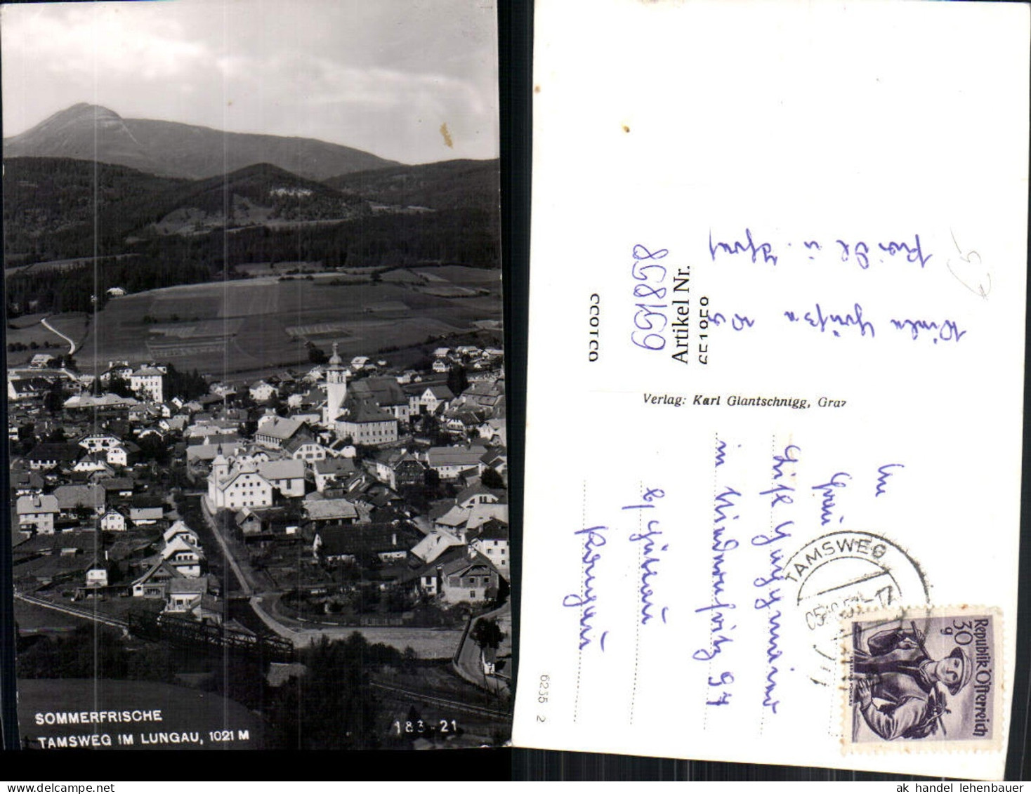 651858,Foto Ak Tamsweg im Lungau