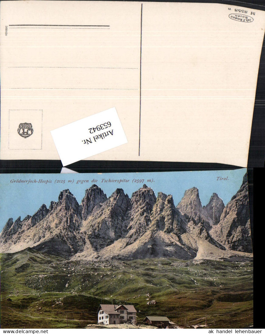 653942,Trentino Grödnerjoch Hospiz Gröden Tschierspitze Tschiers Gröden