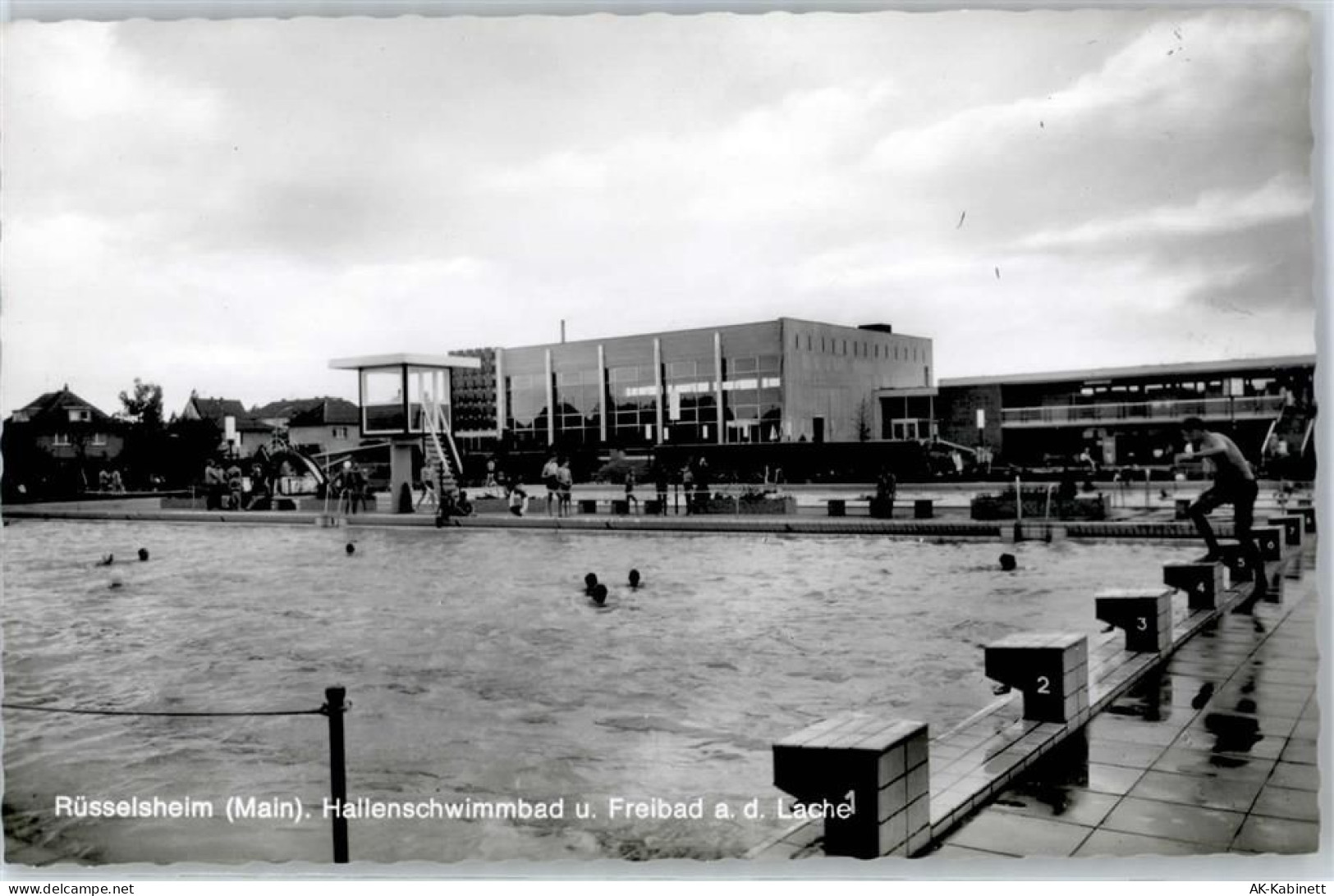 65428 W6090 Rüsselsheim - Hallenschwimmbad u. Freibad a.d. Lache - 51627540