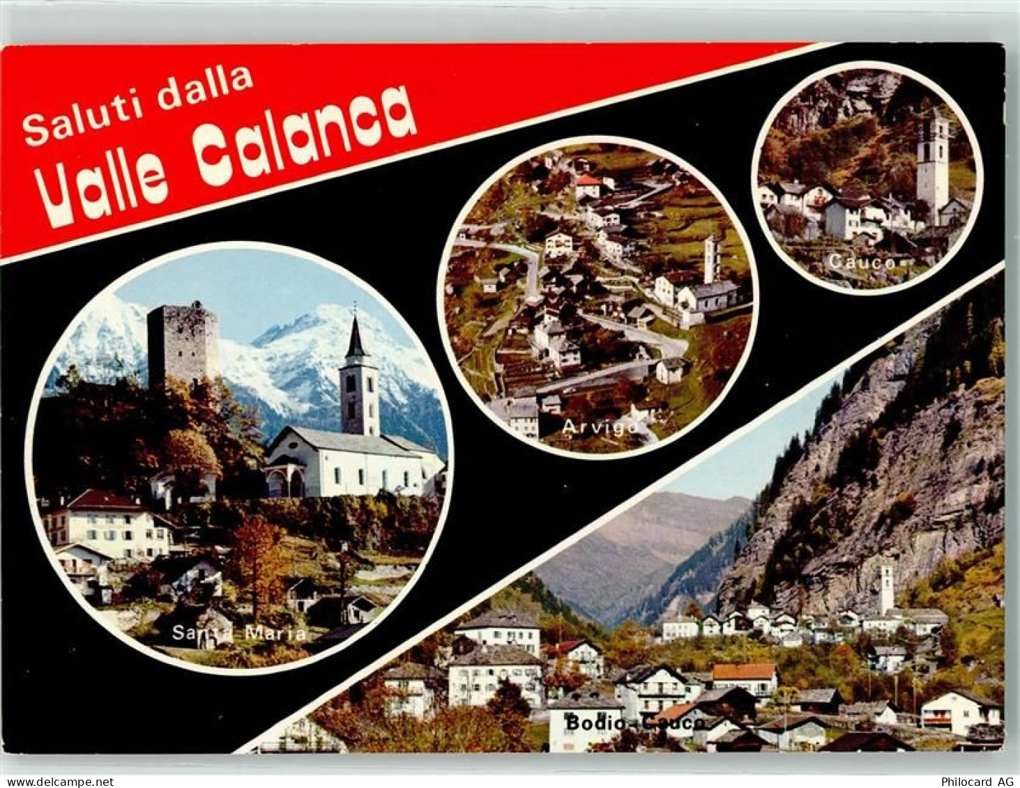 6543 Arvigo - Valle Calanca Kirche Santa Maria - 39492325