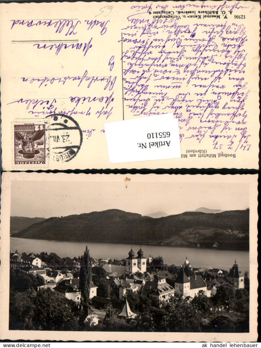 655110,Foto Ak Millstatt a. Millstättersee Millstatt a. See
