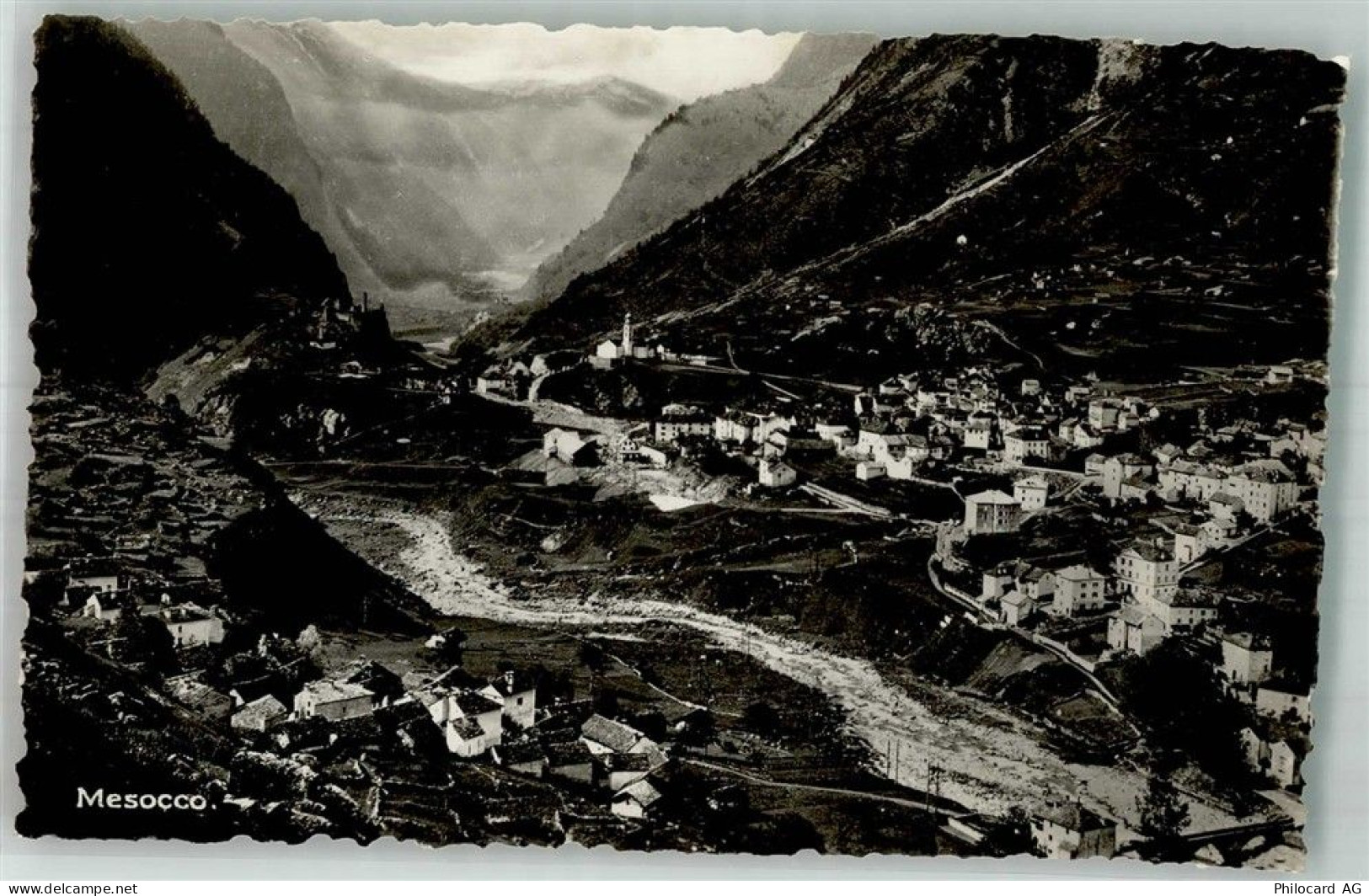 6563 Mesocco 1937 Foto AK - 10753057