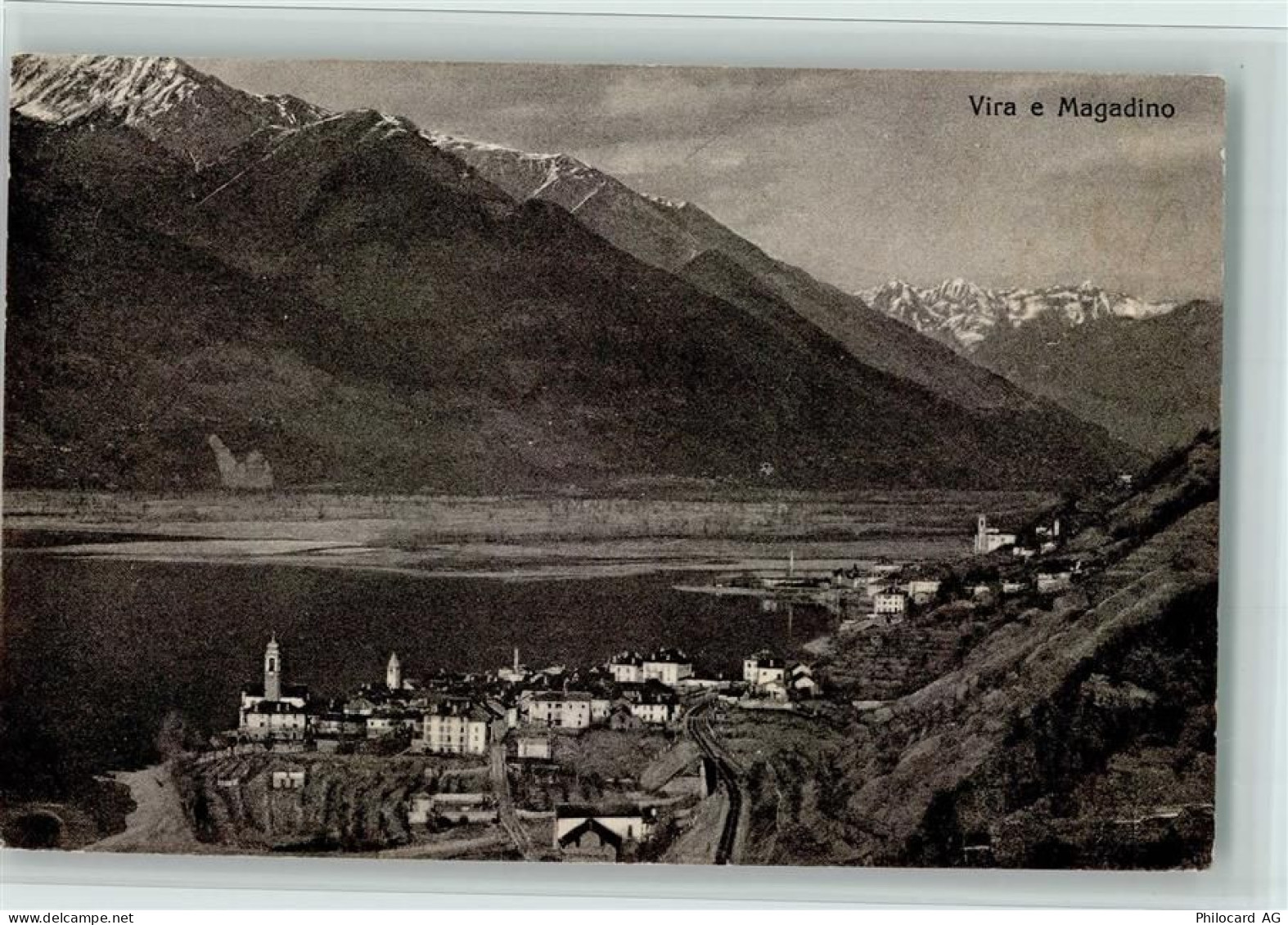 6573 Magadino 1915 - Vue generale, gute Erhaltung AK - 13079320