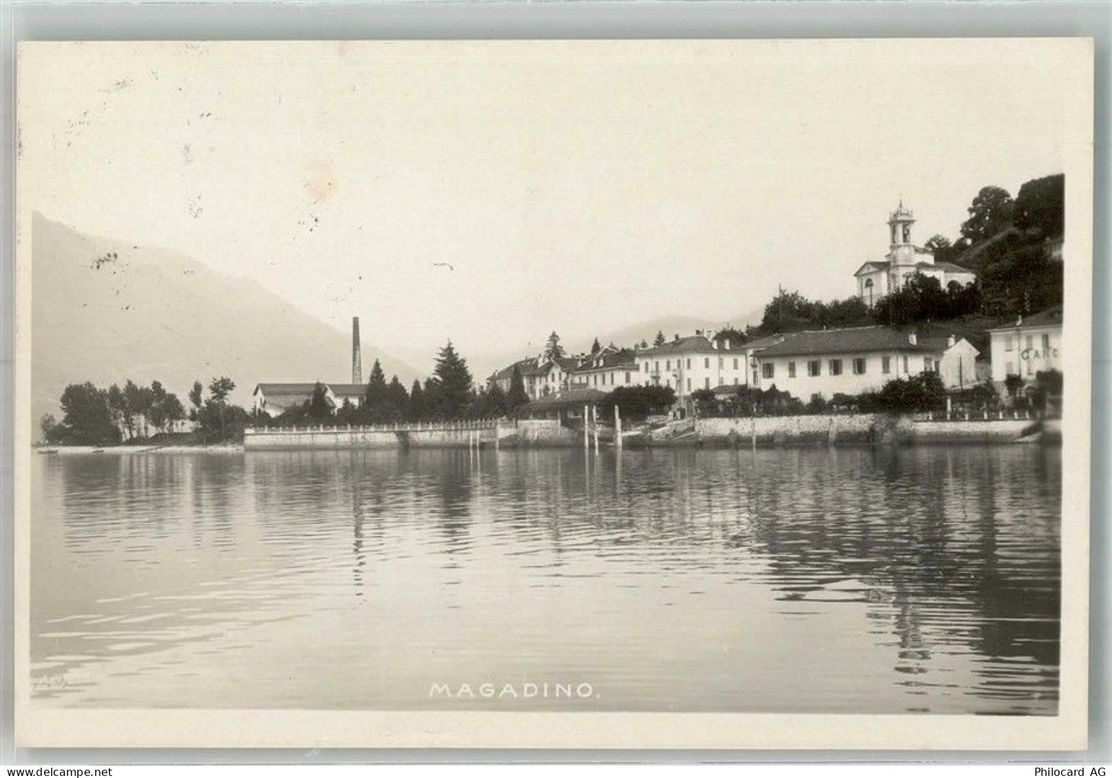 6573 Magadino 1925 Foto AK - 38219254