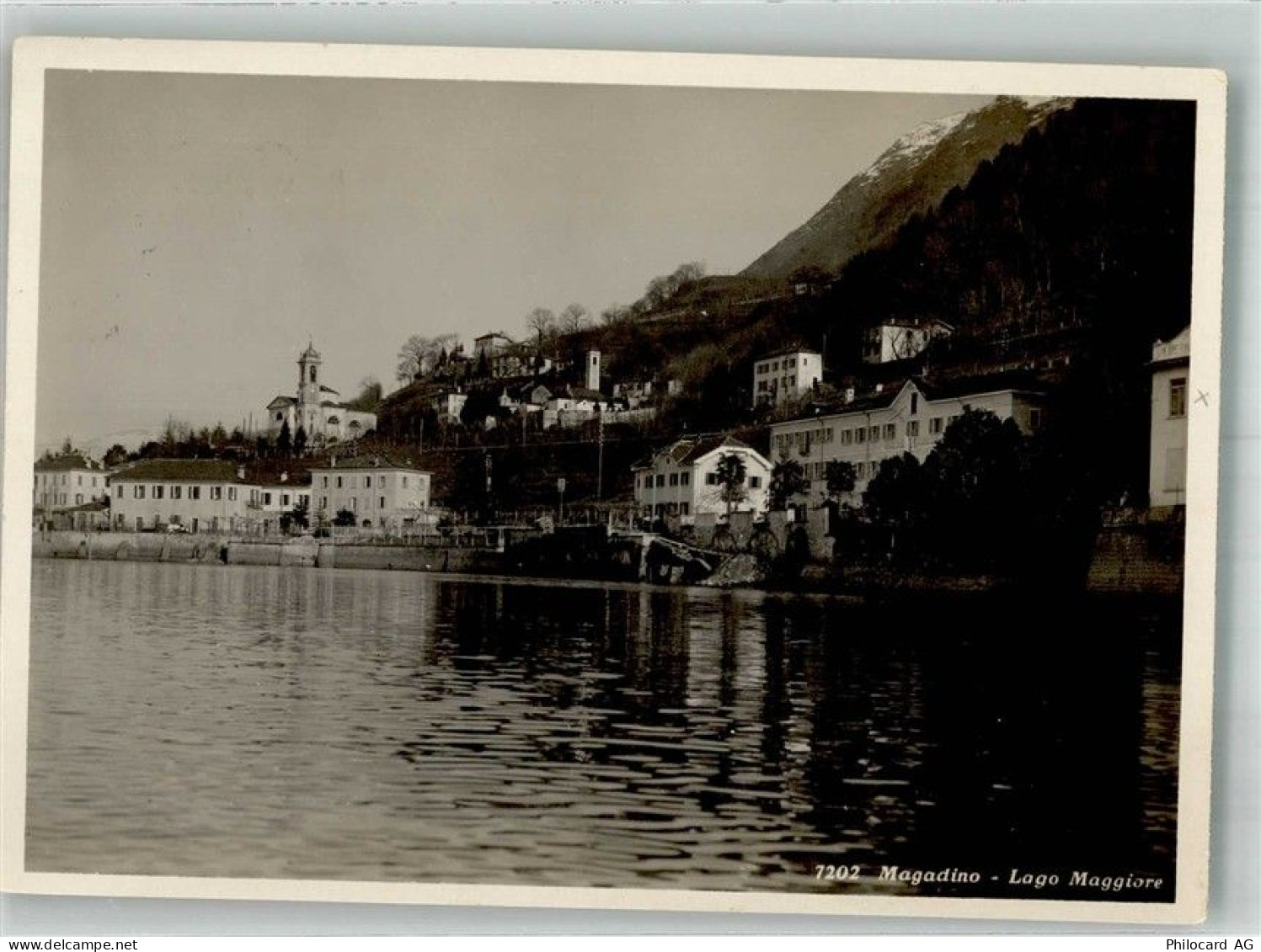 6573 Magadino 1931 Foto AK Lago Maggiore Hotel Suisse - 38217248