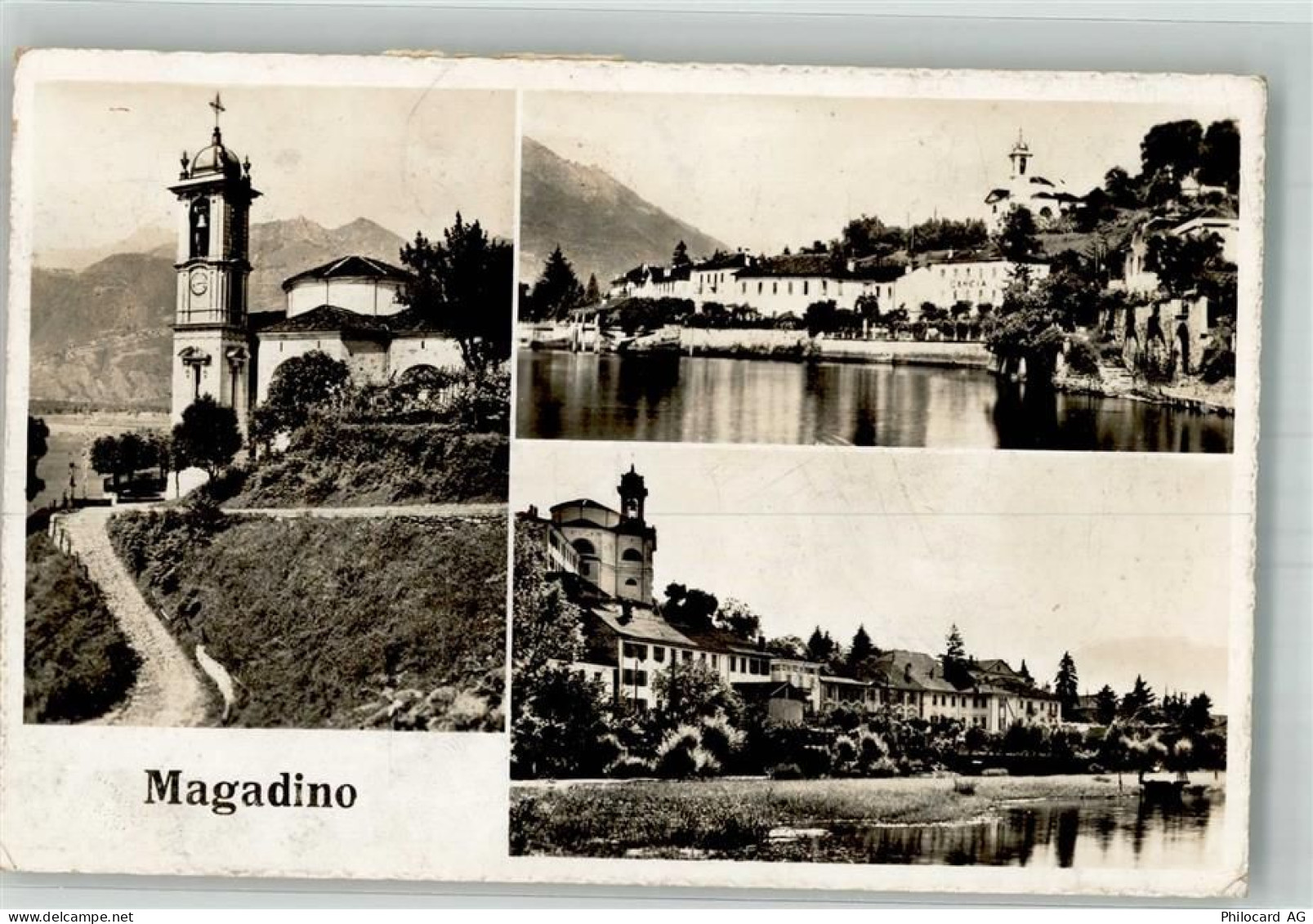 6573 Magadino 1955 Foto AK - 38186156