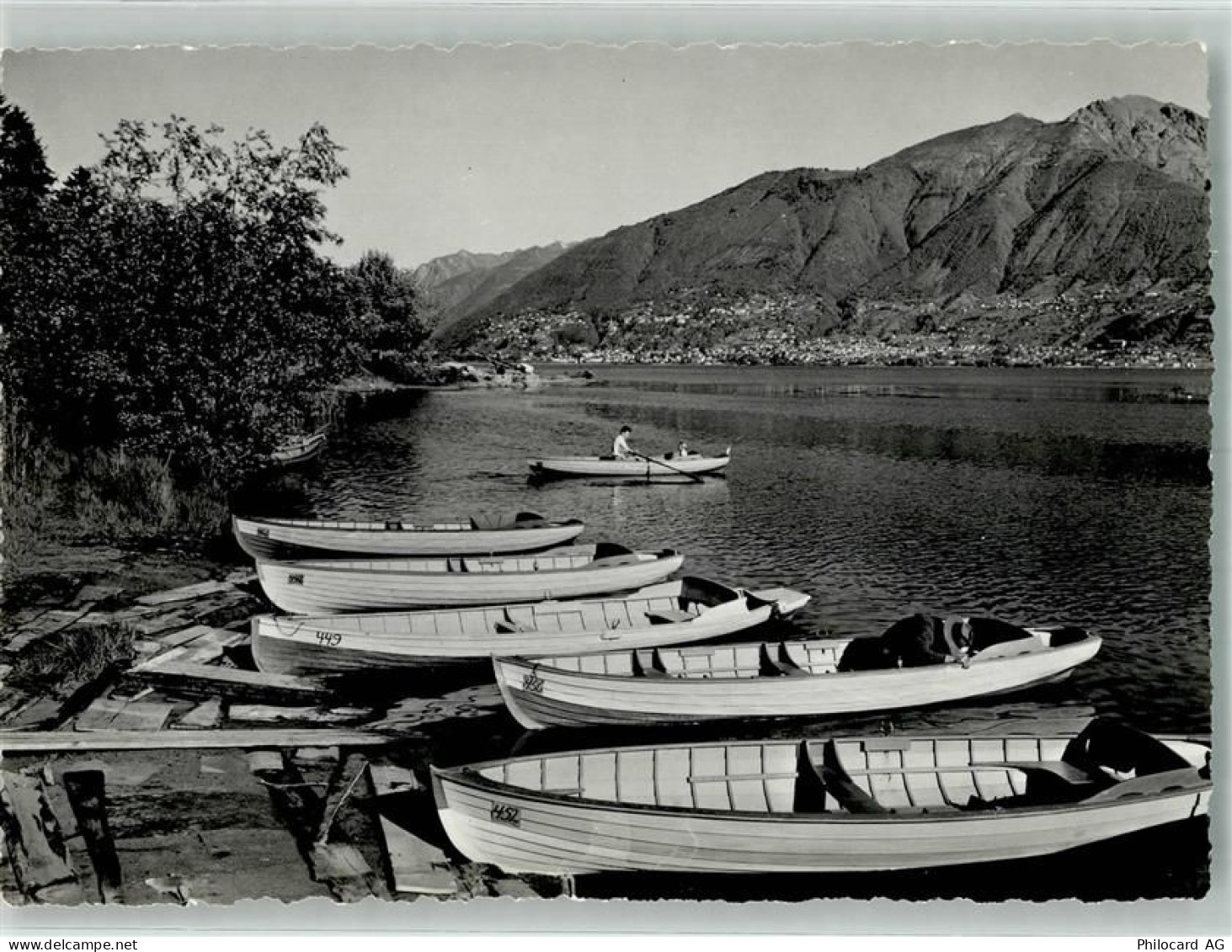 6573 Magadino Foto AK Barche verso Magadino - 38071831