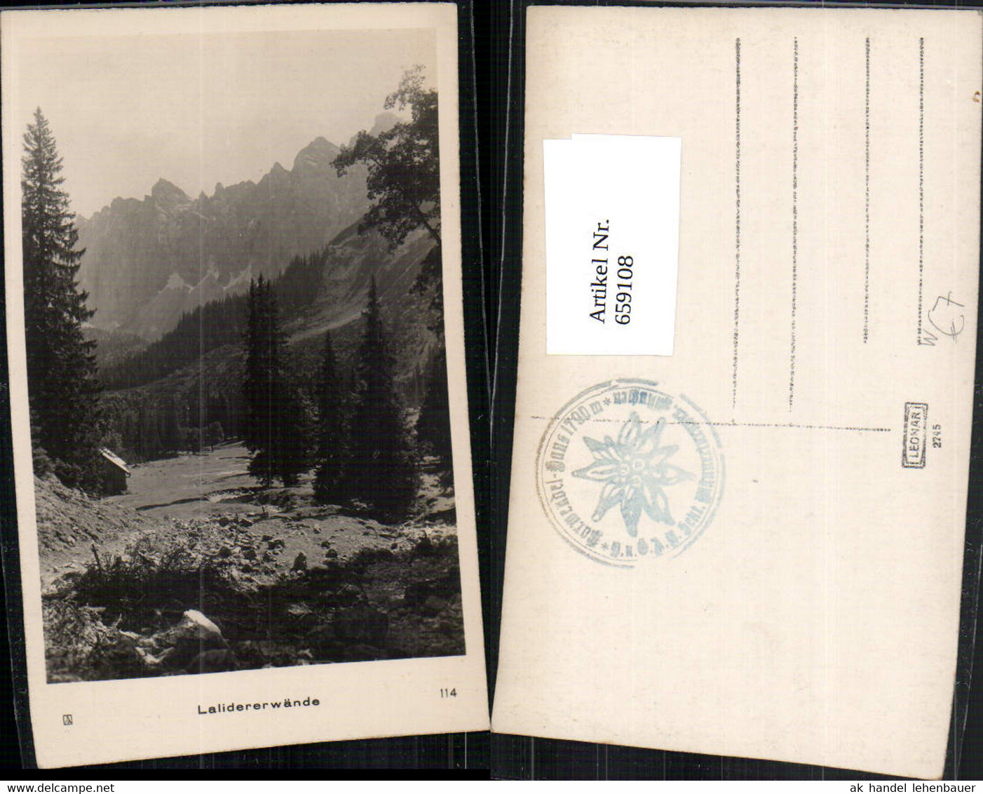 659108,Foto Ak Laliderer W&auml;nde Vomp