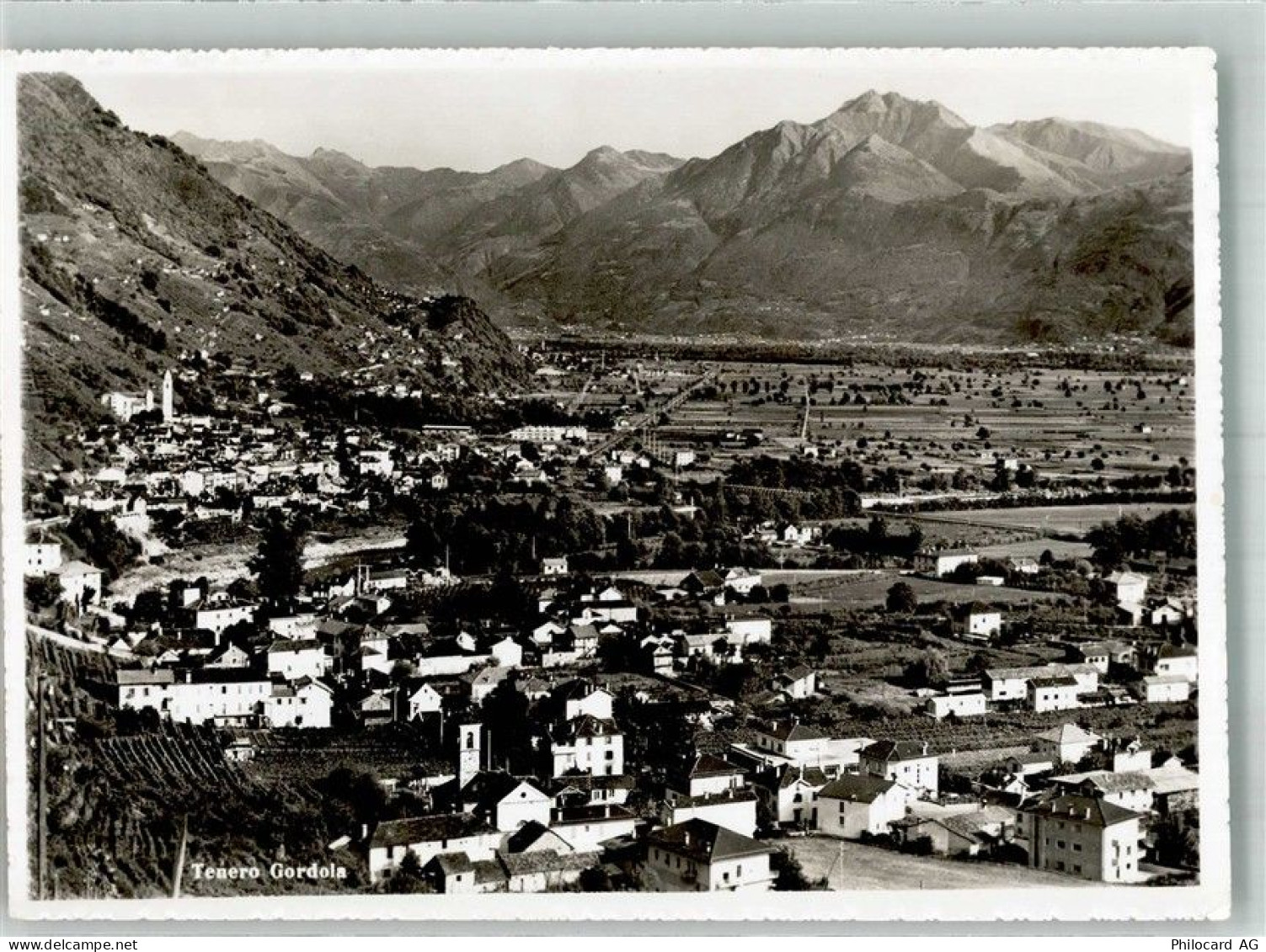 6596 Gordola 1956 Foto AK - 38217266