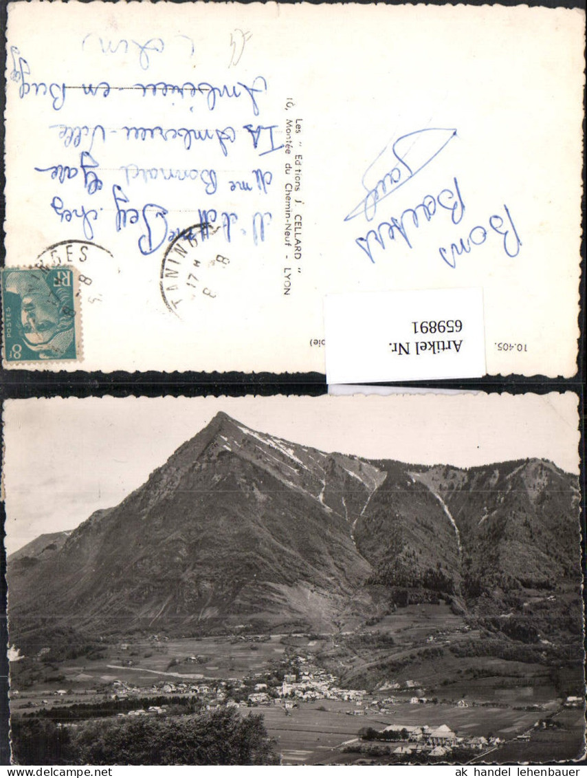 659891,Taninges Haute Savoie et le Pic Marcelly France