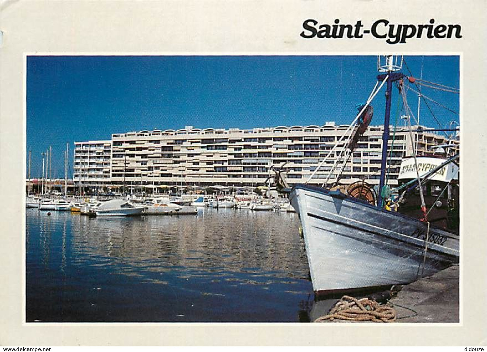 66 - Saint Cyprien - Le Port - Bateaux - immeubles - CPM - Voir Scans Recto-Verso