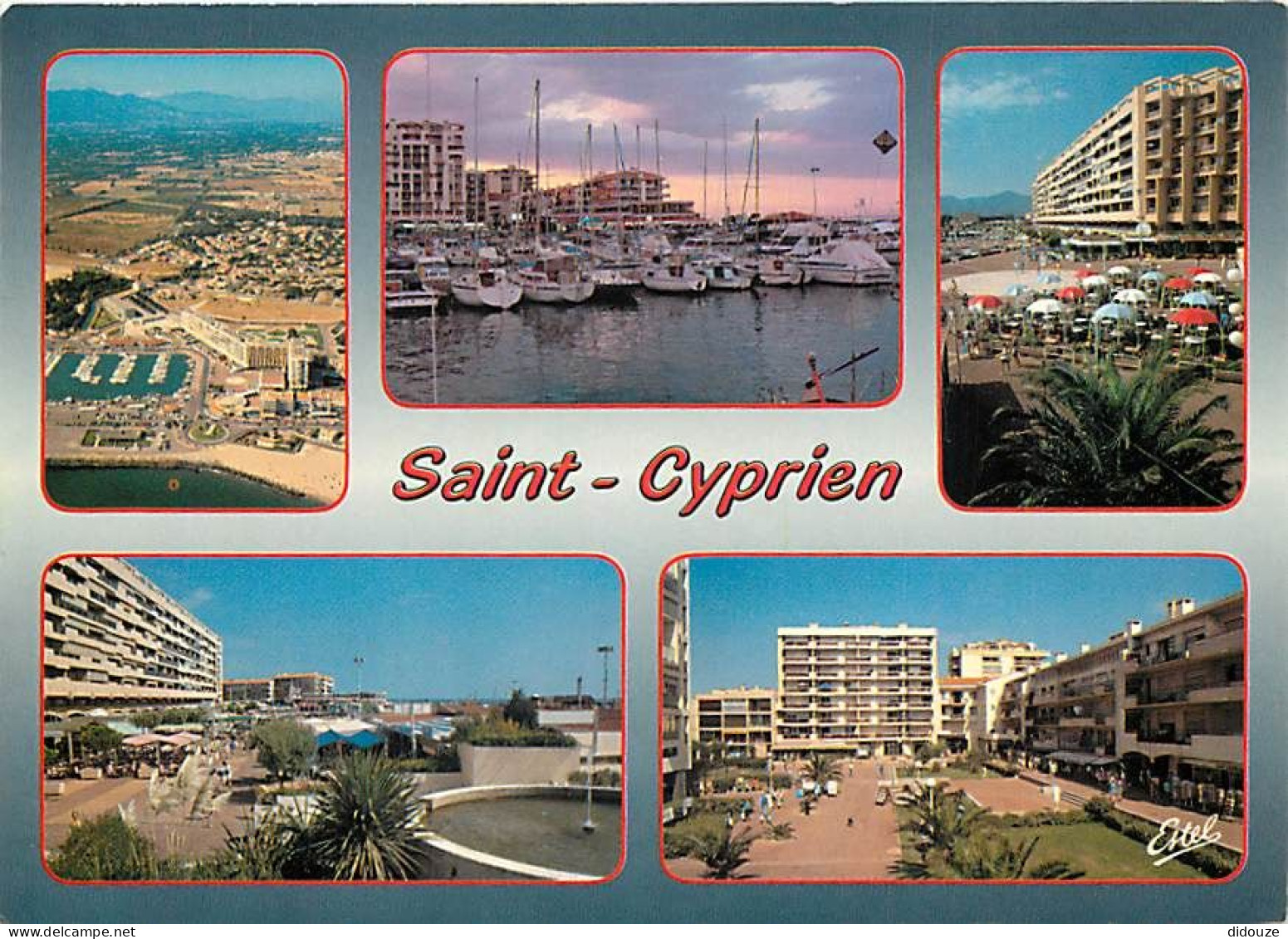 66 - Saint Cyprien - Multivues - immeubles - Bateaux - CPM - Voir Scans Recto-Verso