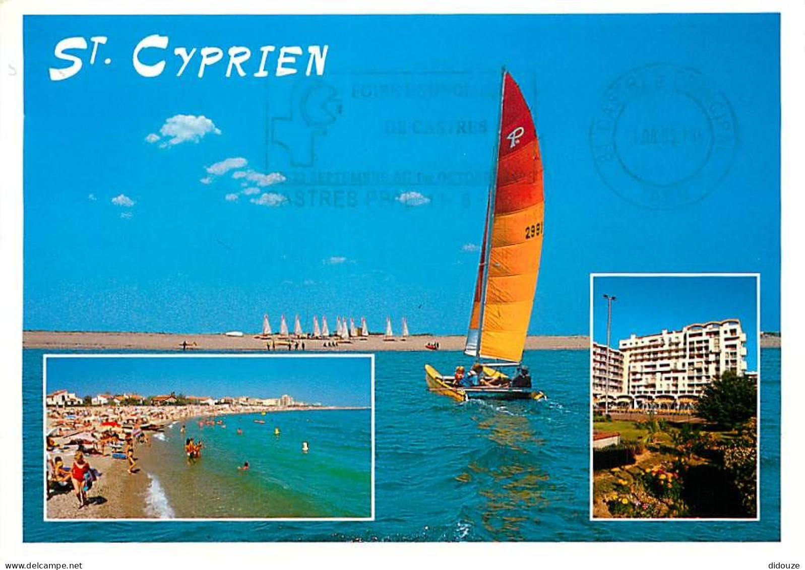 66 - Saint Cyprien - Multivues - Voile - CPM - Voir Scans Recto-Verso