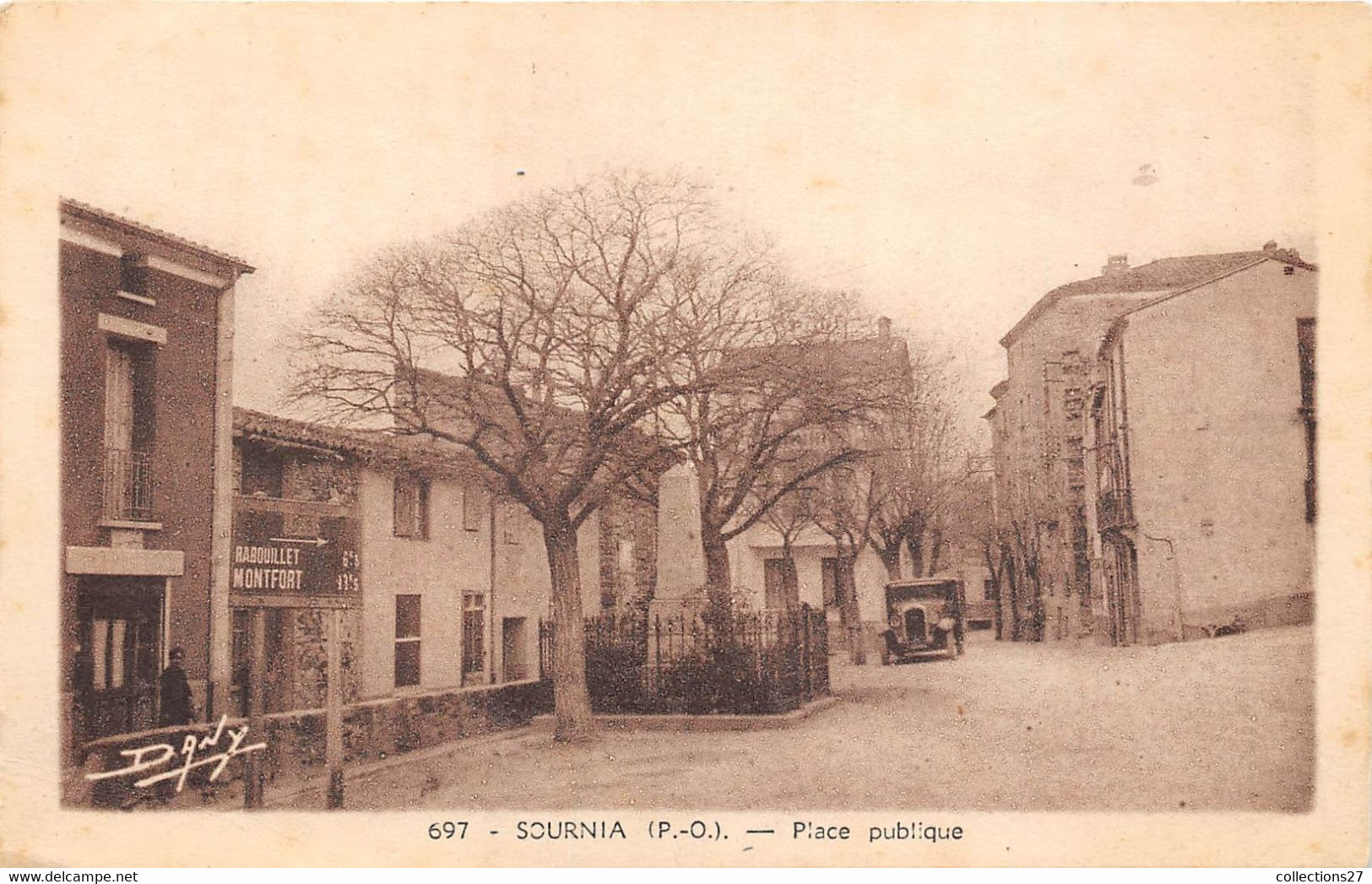 66-SOURNIA- PLACE PUBLIQUE