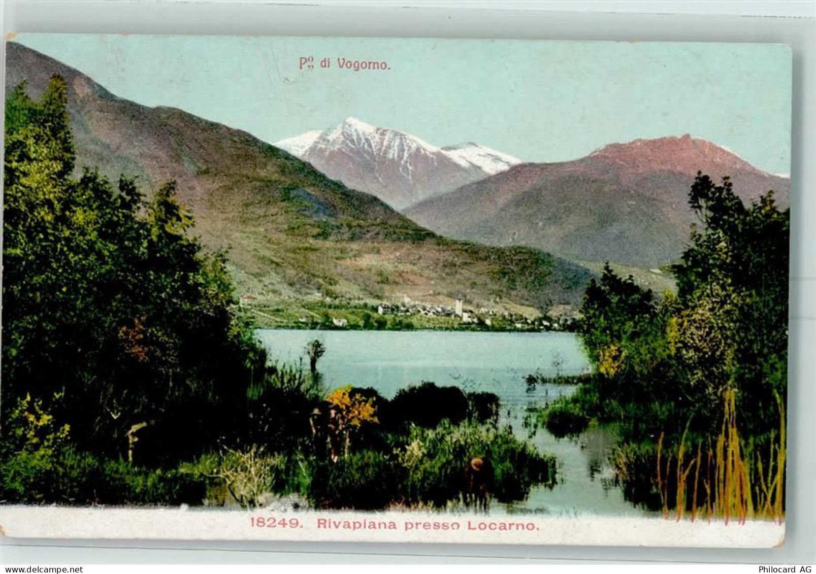 6600 Locarno 1914 - Rivaplana presso Locarno Pizzo di Vogorno - 10395147