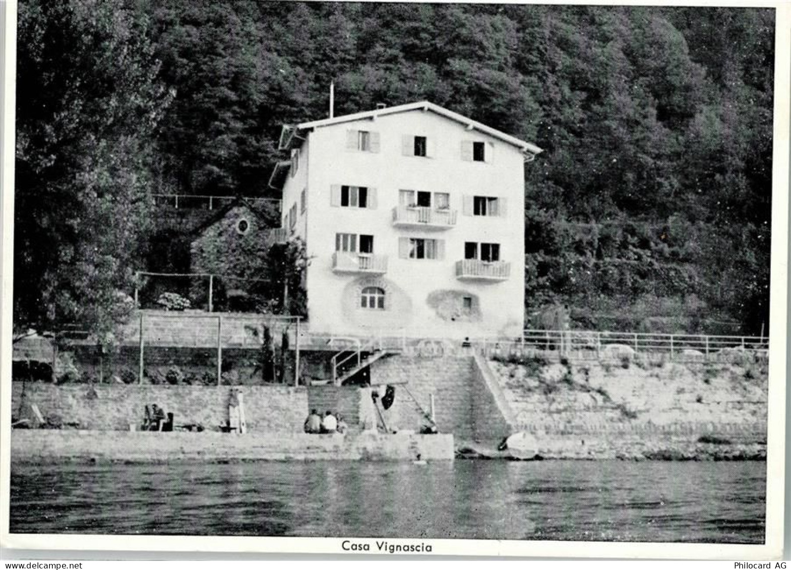 6600 Locarno Foto AK Pension Vira Gambarogno Casa Vignascia - 10686223