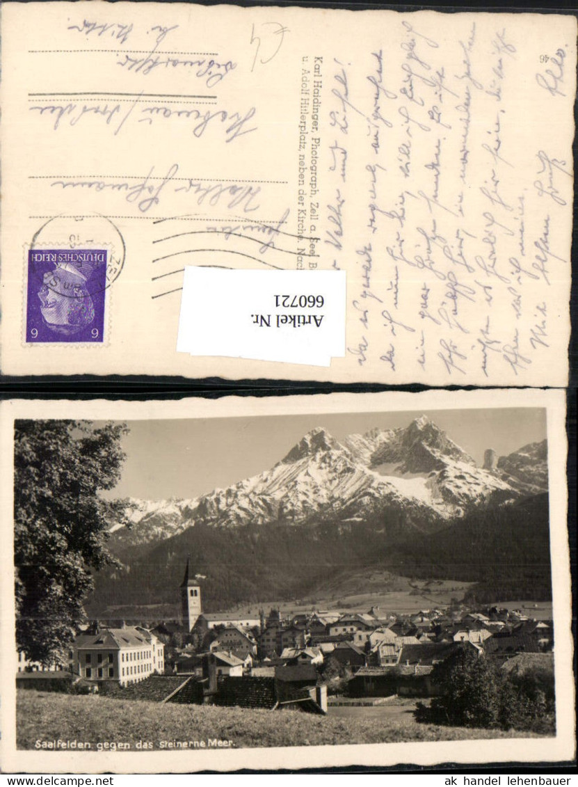 660721,Saalfelden geg. d. Steinerne Meer Saalfelden am Steinernen Meer