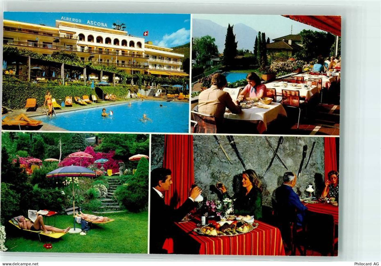 6612 Ascona Moscia - Hotel Ascona Schwimmbad Gartenterrasse Gastsstube... - 10597519