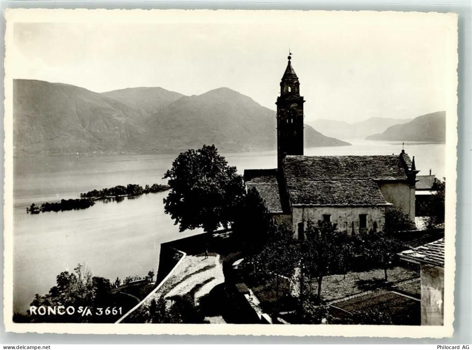 6622 Ronco sopra Ascona Foto AK Foto Ammann Kirche - 39691235