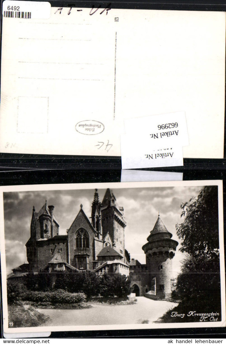 662996,Burg Kreuzenstein bei Korneuburg Leobendorf