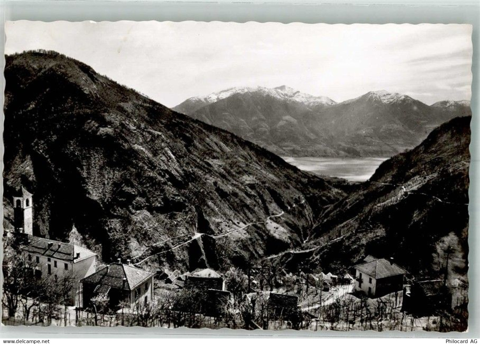 6647 Mergoscia 1955 Foto AK Mergoscia Lago Maggiore - 38219344