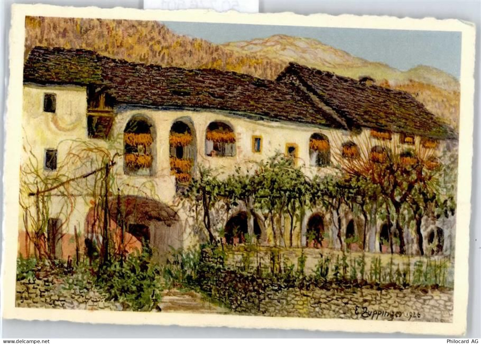 6648 Minusio - Künstlerkarte (Zuppinger), Casa dei Landvogti - 50776501