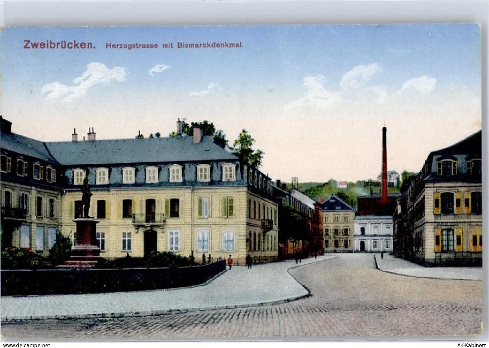 66482 W6660 Zweibrücken , Pfalz - Herzogstrasse Bismarck Denkmal - 51638653