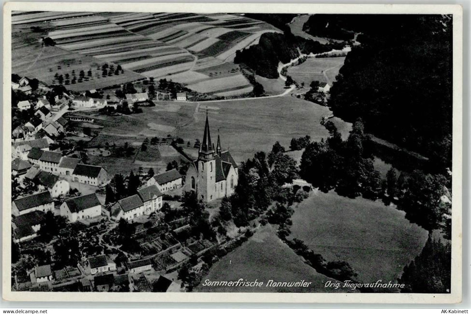 66620 W6696 Nonnweiler - Fliegeraufnahme Kirche - 52026866