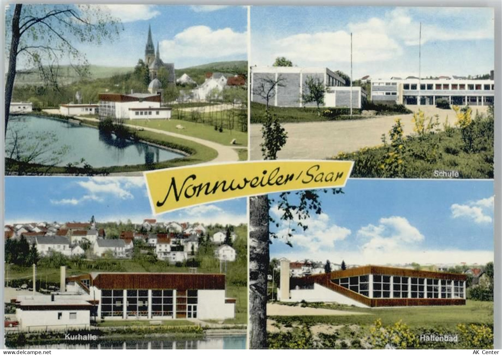 66620 W6696 Nonnweiler - Kurhalle Hallenbad Schule - 10054059