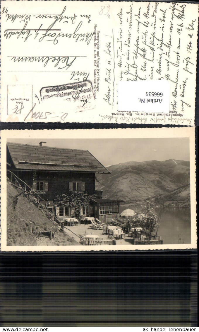 666535,Foto Ak Zell am See Alpenrestaurant Bergheim Bergheim-Eckelhart