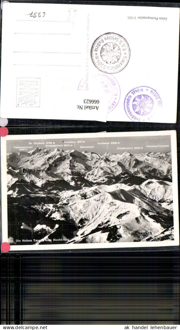 666623,Foto Ak Hohen Tauern v. Hochkönig Mühlbach am Hochkönig