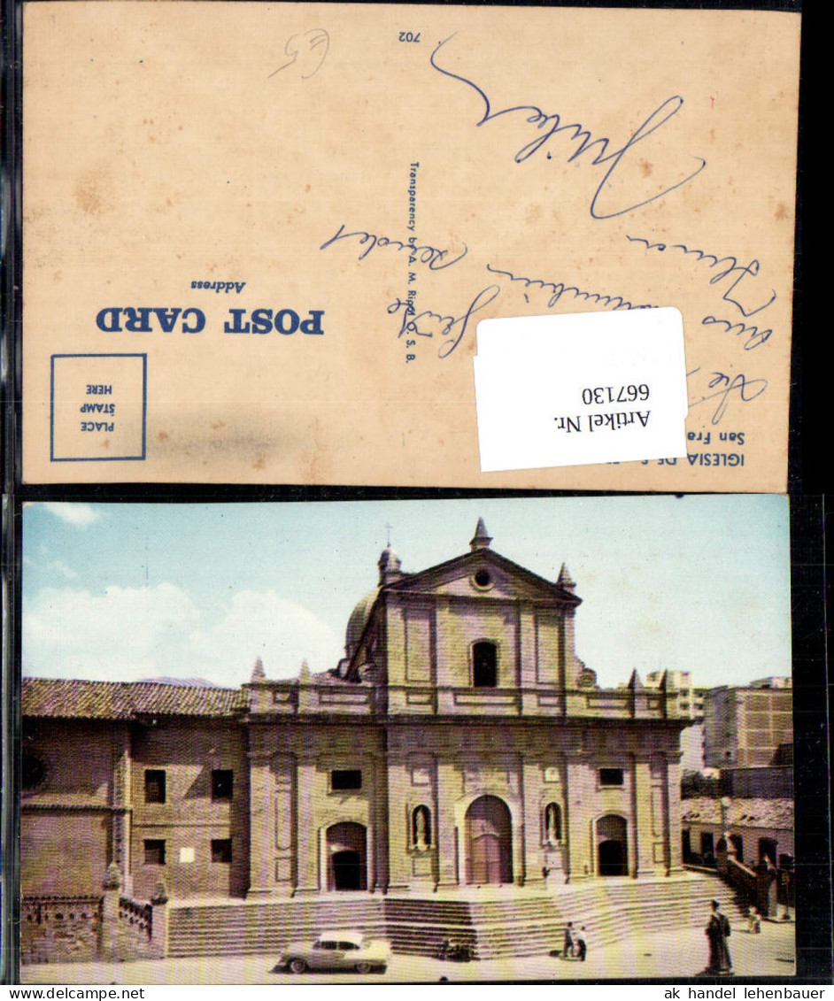 667130,Cali Iglesia de Sn. Francisco San Francisco Curch Kirche Kolumbien