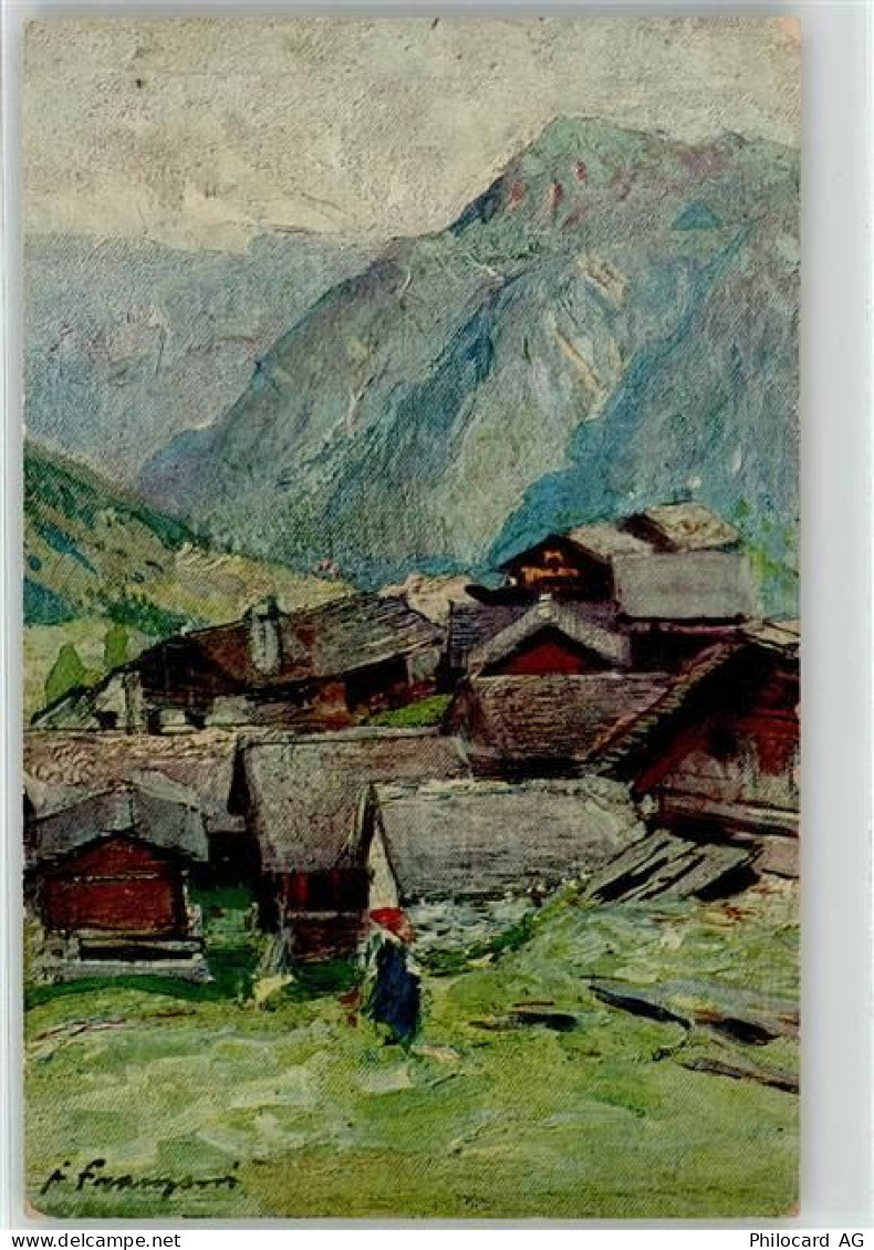 6673 Maggia 1915 Künstlerkarte sign. Franzoni - 52020572