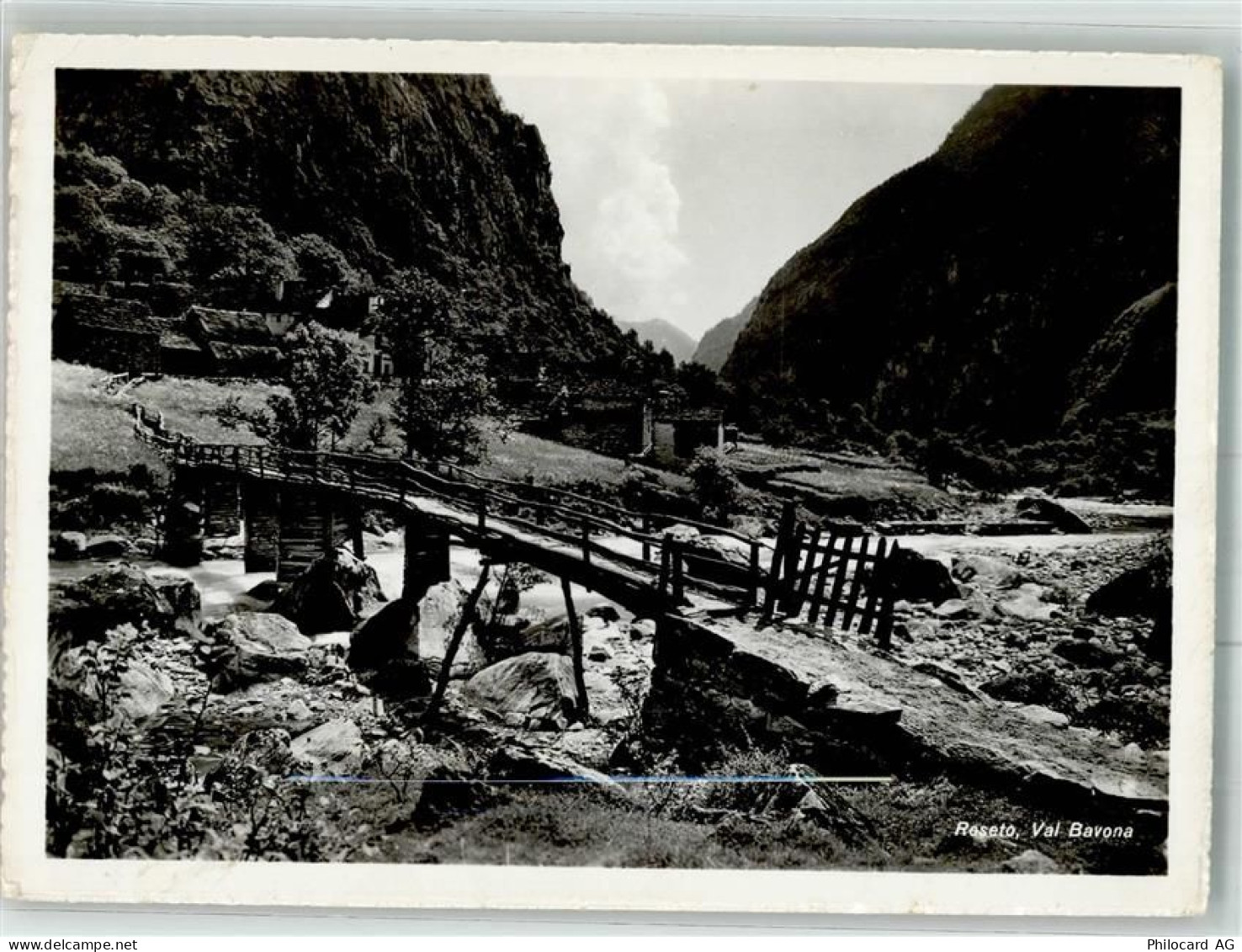 6676 Bignasco 1957 Foto AK VBal Bavona - 38024022