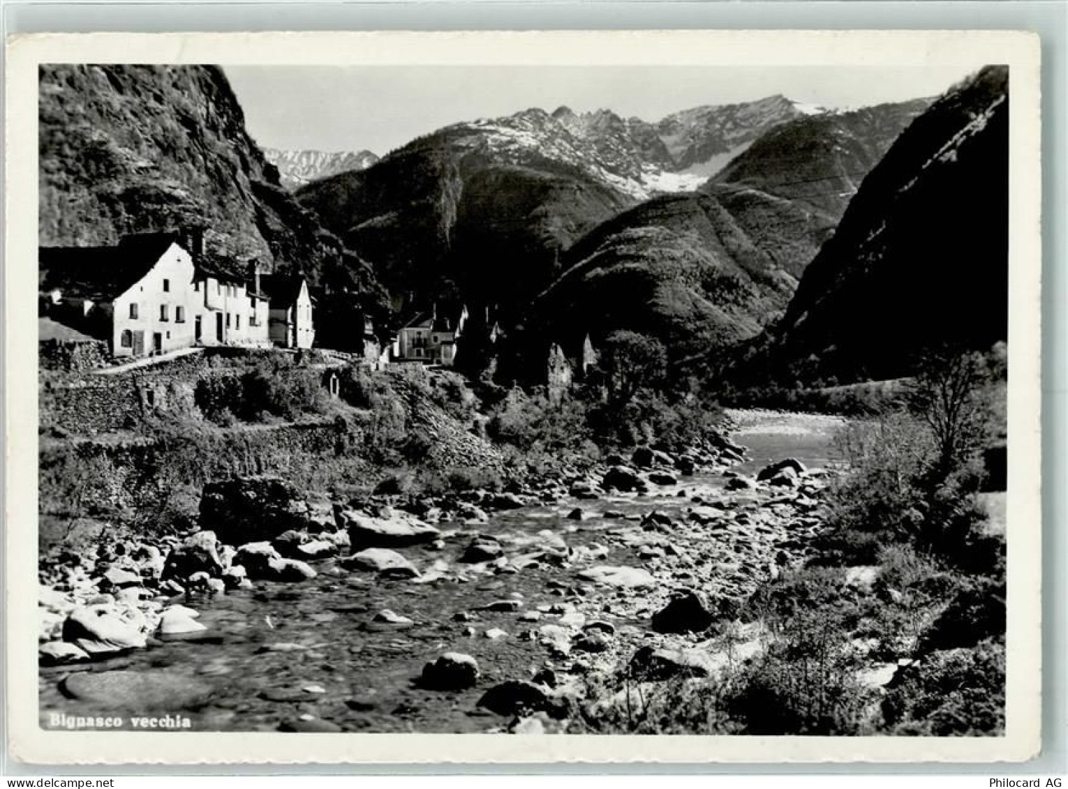 6676 Bignasco 1960 Foto AK Valle Maggia - 10300372