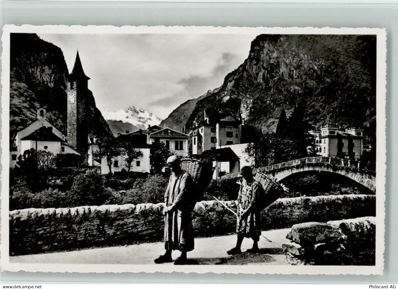 6676 Bignasco - Bauern mit Rückenkörben - 10162758